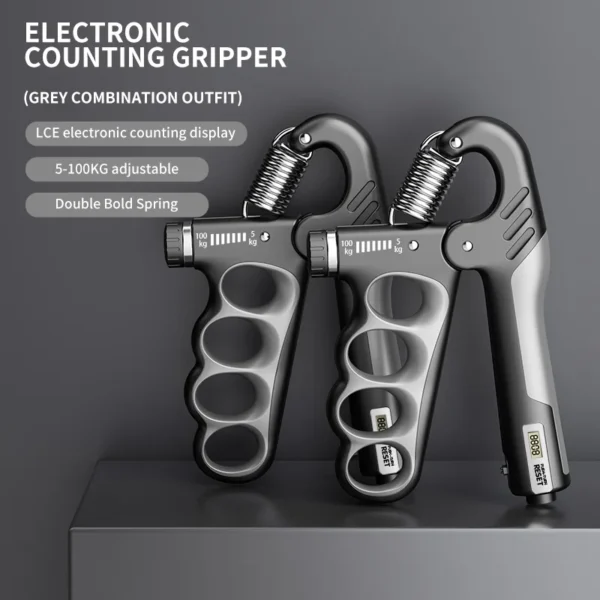 5-100KG adjustable electronic mechanical counting gym hand gripper men and women muscle training fitness exercise hand grip - Image 3