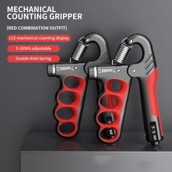 5-100KG adjustable electronic mechanical counting gym hand gripper men and women muscle training fitness exercise hand grip - Image 5