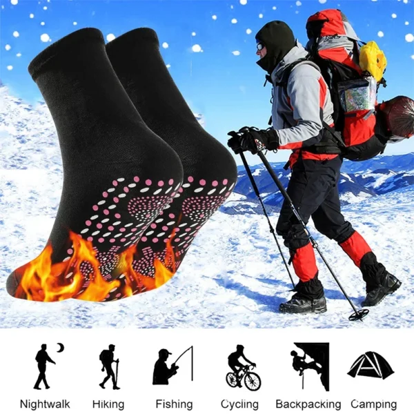 Unisex Winter Warm Self-Heating Health Socks Foot Pain Relief Outdoor Anti-Cold Hot Therapy Magnetic Thermal Stockings Men Women - Image 5